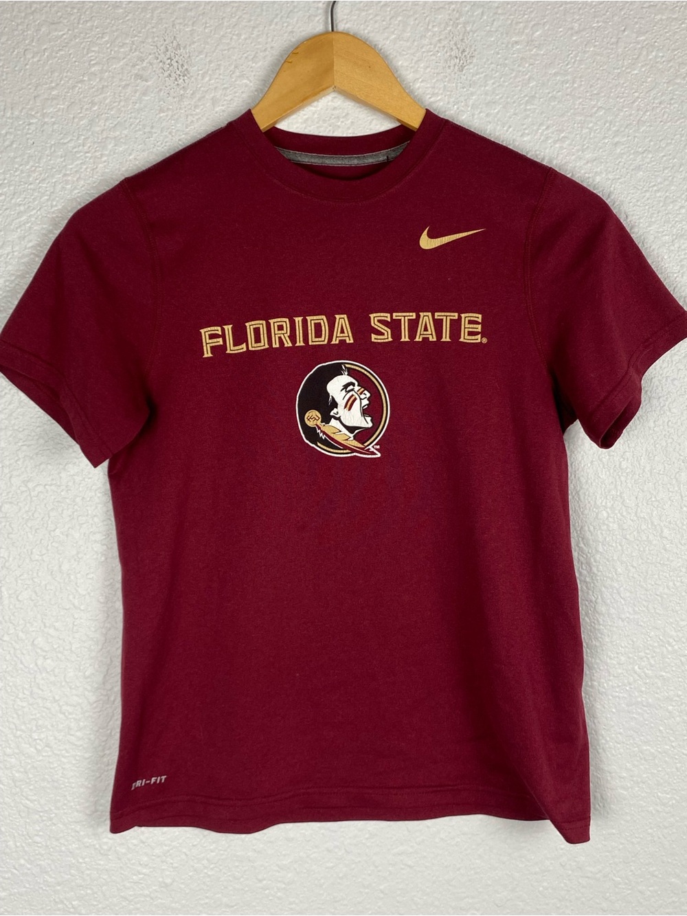 Nike Dri-fit youth Florida State Seminoles Logo Legend Performance T-Shirt Sz M